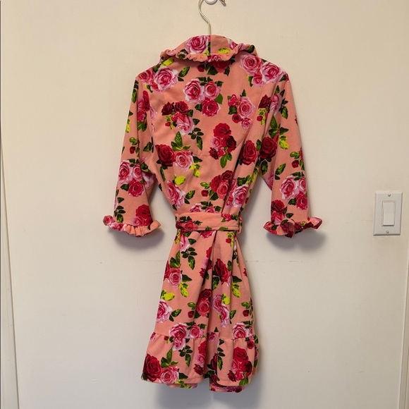 Betsey Johnson Pink Floral Robe - Picture 4 of 4